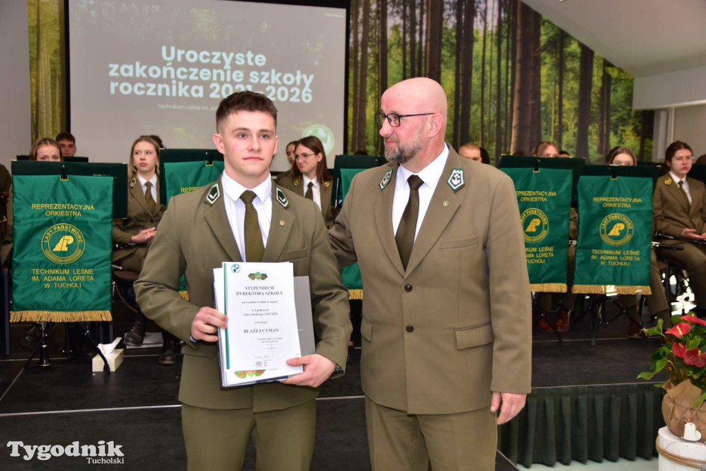 Technikum Leśne w Tucholi pożegnało absolwentów 2025/2026