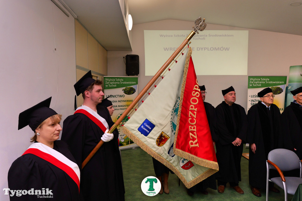 Absolwenci wydziału inżynieryjnego WSZŚ w Tucholi