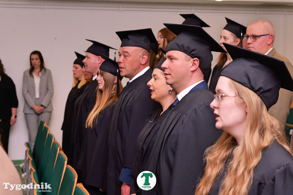 Absolwenci wydziału inżynieryjnego WSZŚ w Tucholi