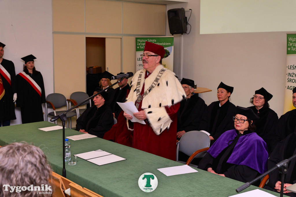 Absolwenci wydziału inżynieryjnego WSZŚ w Tucholi