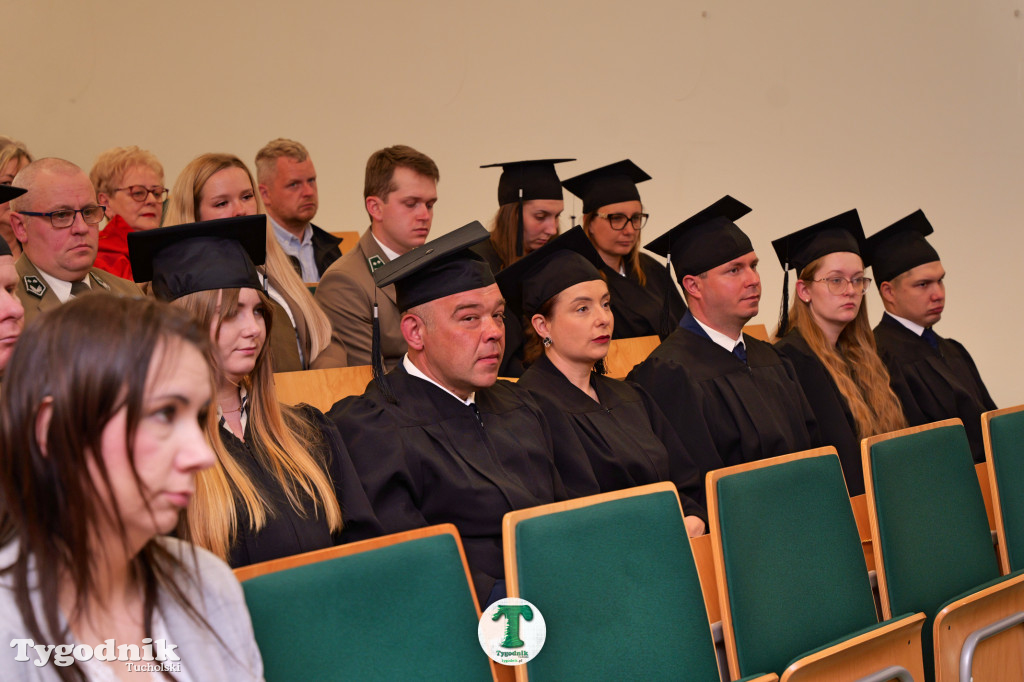 Absolwenci wydziału inżynieryjnego WSZŚ w Tucholi