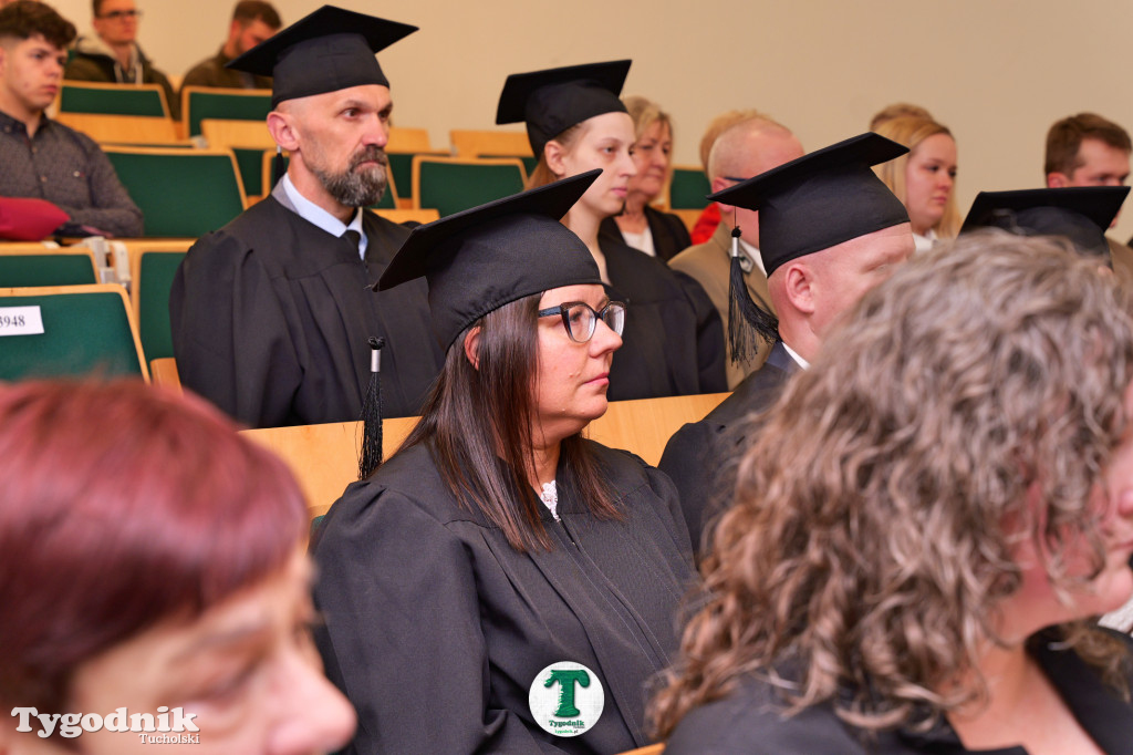 Absolwenci wydziału inżynieryjnego WSZŚ w Tucholi