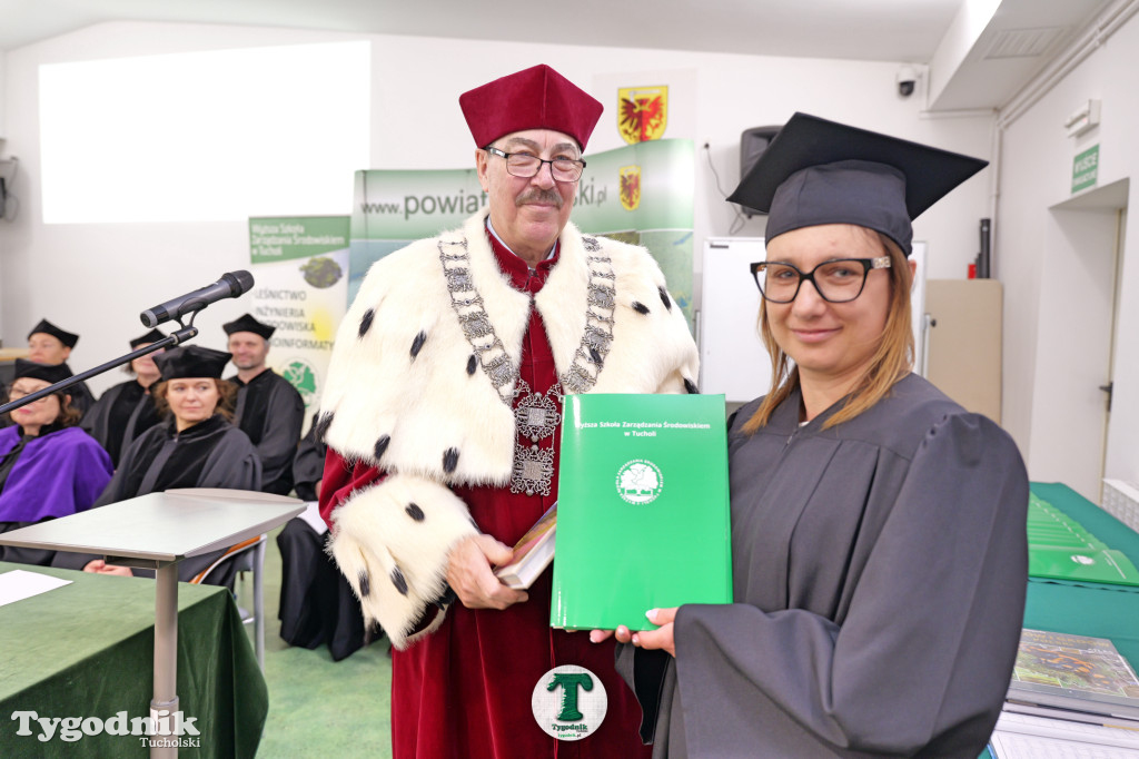 Absolwenci wydziału inżynieryjnego WSZŚ w Tucholi