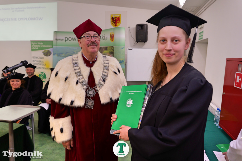 Absolwenci wydziału inżynieryjnego WSZŚ w Tucholi