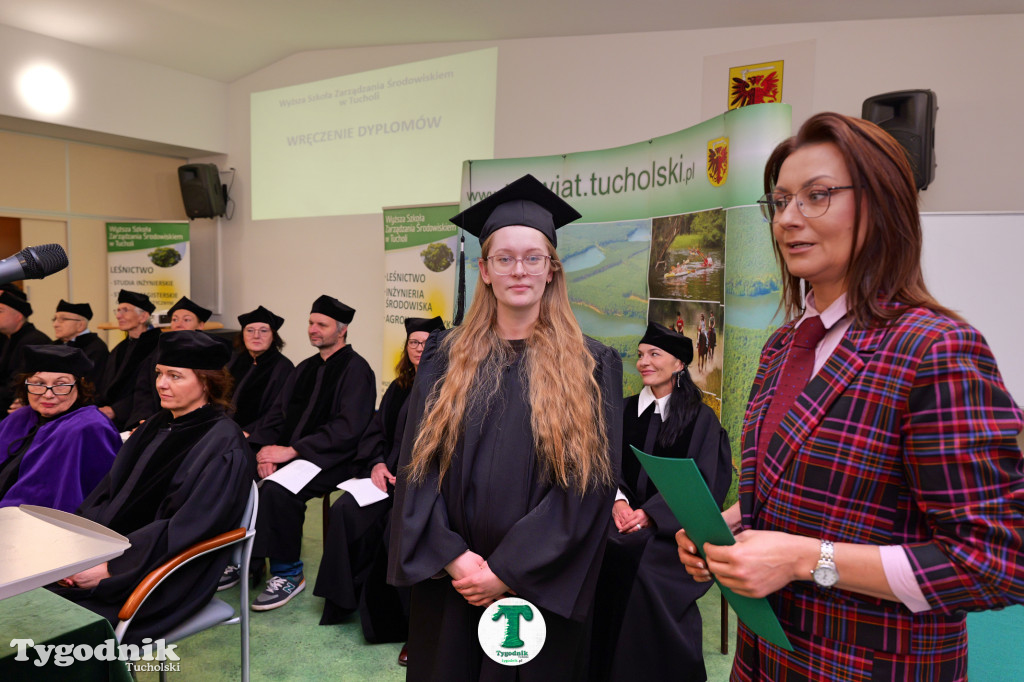 Absolwenci wydziału inżynieryjnego WSZŚ w Tucholi