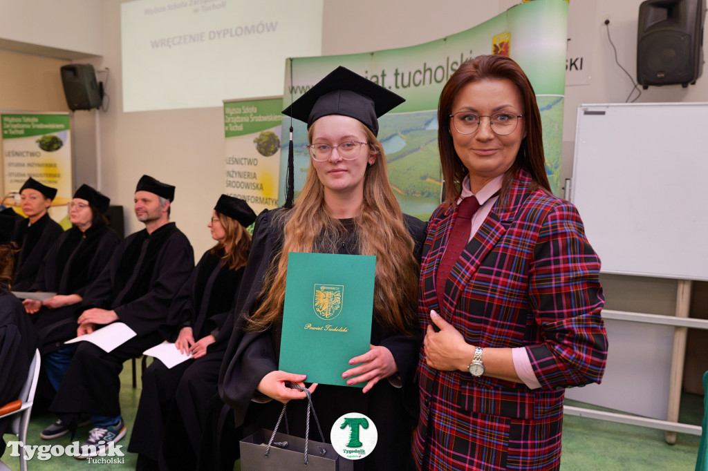 Absolwenci wydziału inżynieryjnego WSZŚ w Tucholi