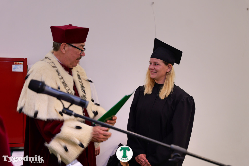 Absolwenci wydziału inżynieryjnego WSZŚ w Tucholi