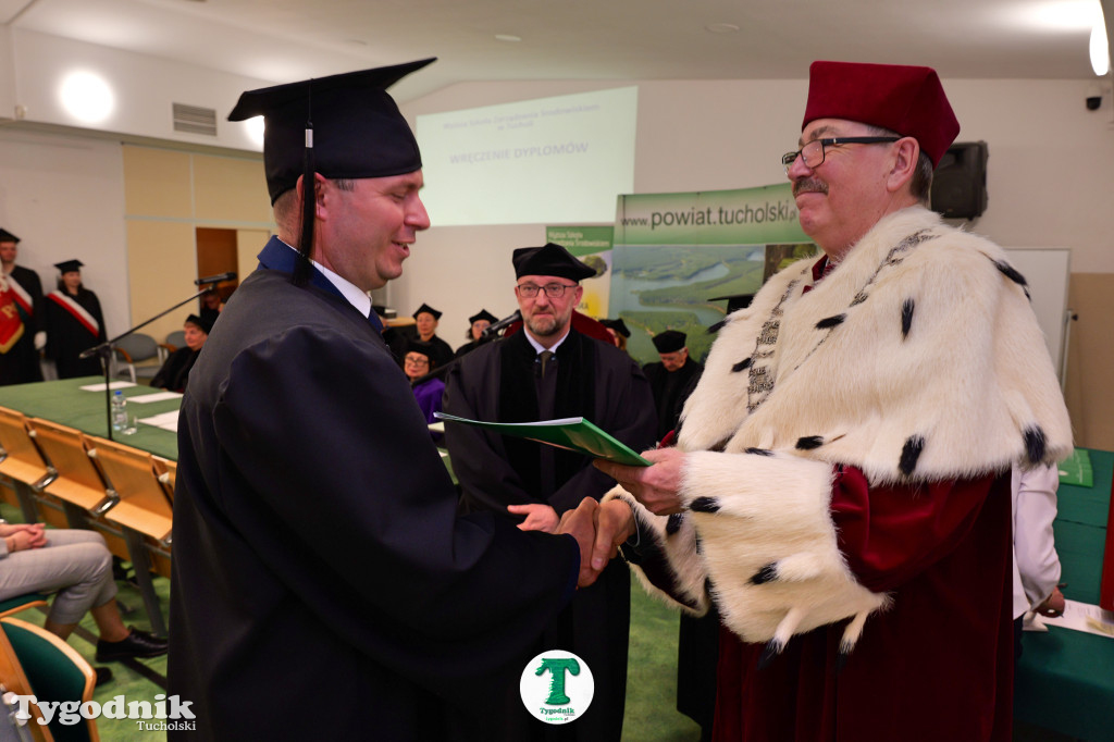Absolwenci wydziału inżynieryjnego WSZŚ w Tucholi