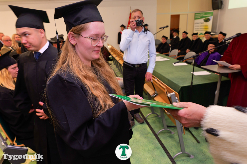 Absolwenci wydziału inżynieryjnego WSZŚ w Tucholi
