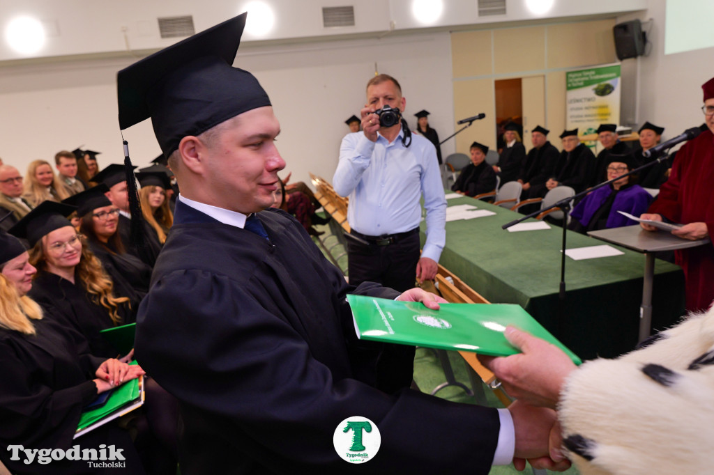 Absolwenci wydziału inżynieryjnego WSZŚ w Tucholi