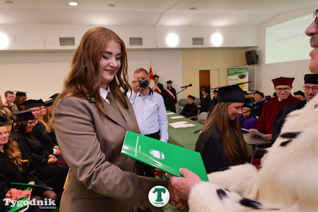 Absolwenci wydziału inżynieryjnego WSZŚ w Tucholi