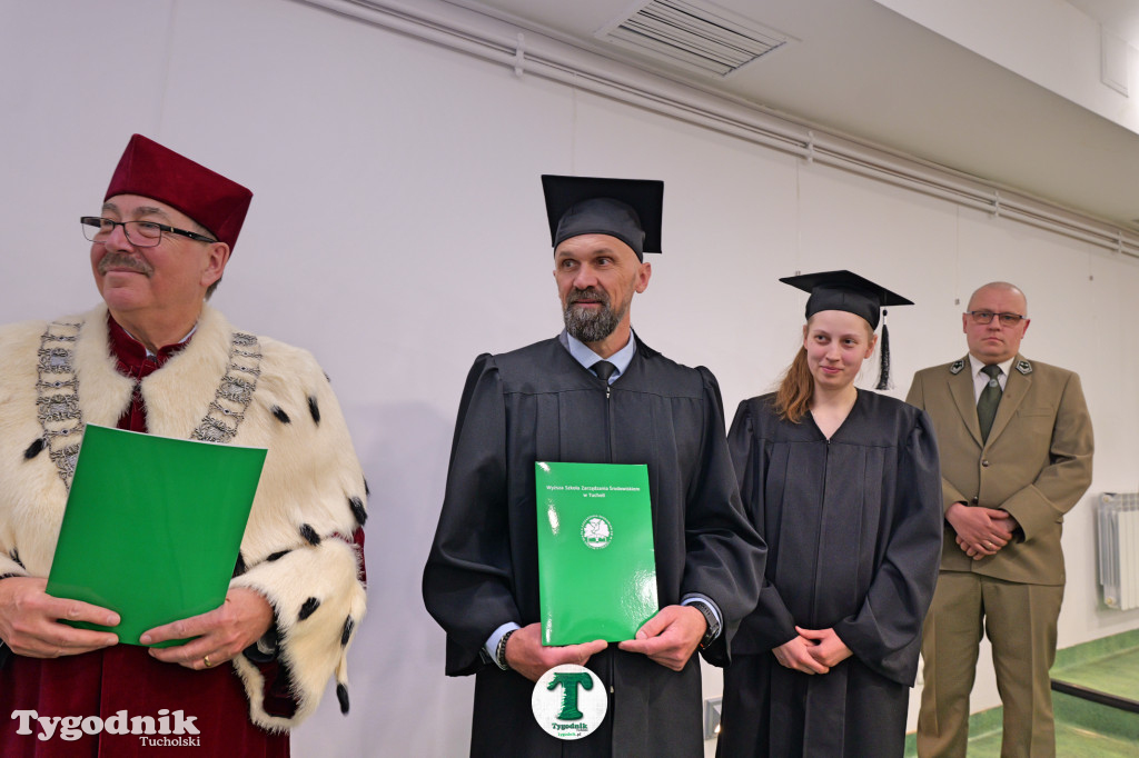 Absolwenci wydziału inżynieryjnego WSZŚ w Tucholi