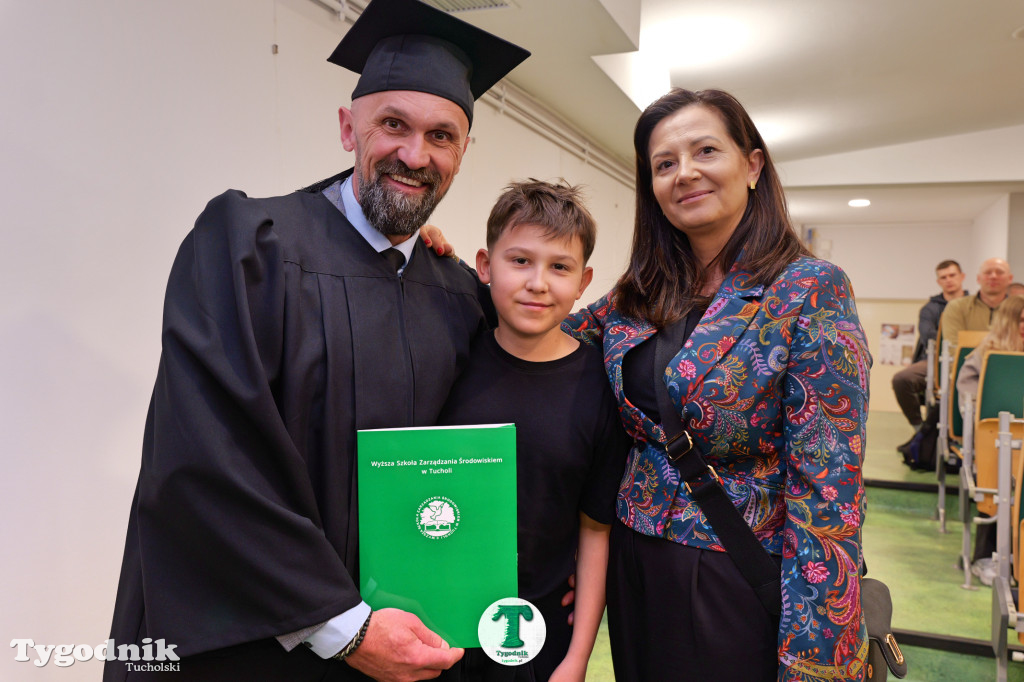 Absolwenci wydziału inżynieryjnego WSZŚ w Tucholi
