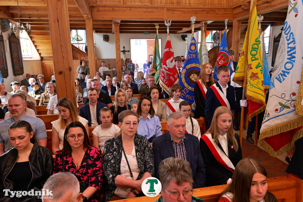 3 maja w Tucholi. Uroczystość z udziałem mieszkańców