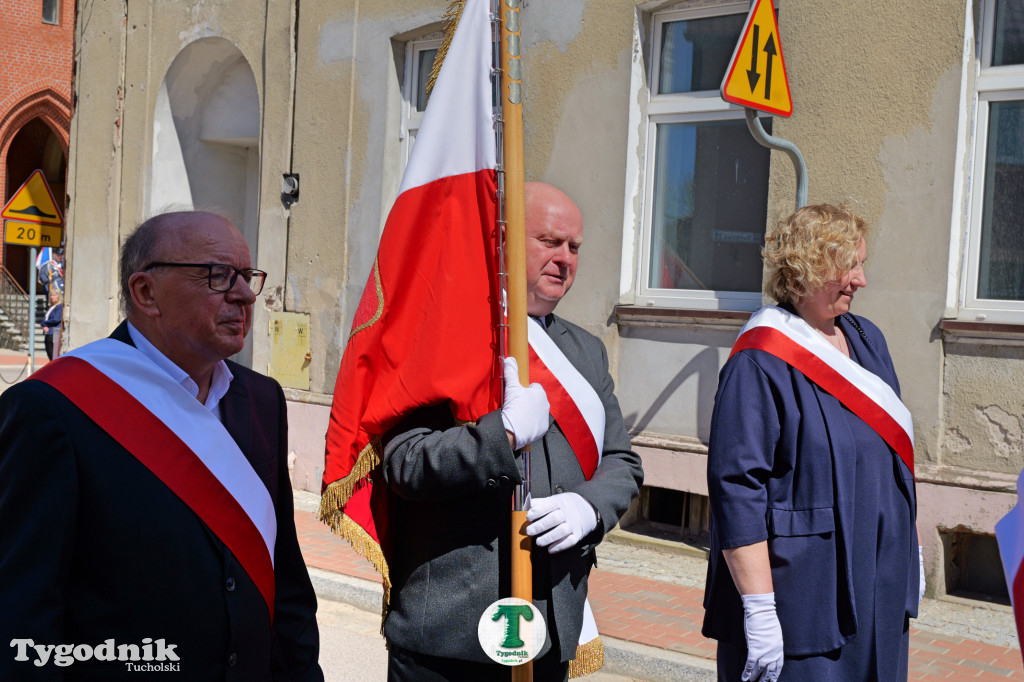3 maja w Tucholi. Uroczystość z udziałem mieszkańców