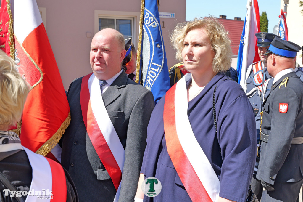 3 maja w Tucholi. Uroczystość z udziałem mieszkańców