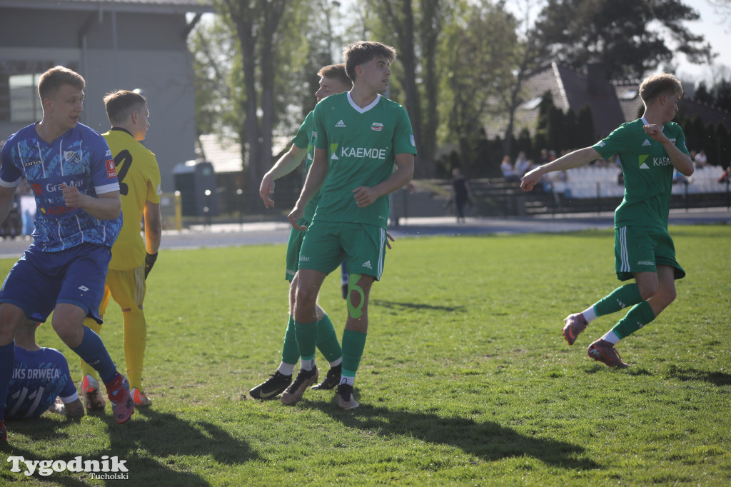 Klasa okręgowa: Drwęca Golub-Dobrzyń - Tucholanka Tuchola 1:1 (0:0).