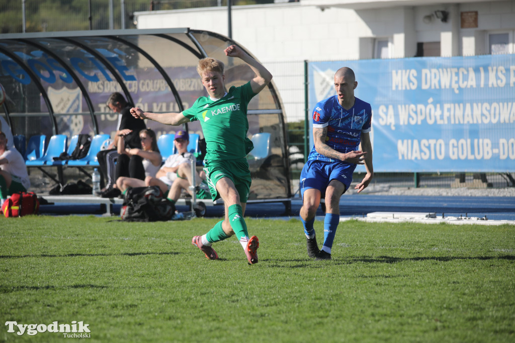 Klasa okręgowa: Drwęca Golub-Dobrzyń - Tucholanka Tuchola 1:1 (0:0).