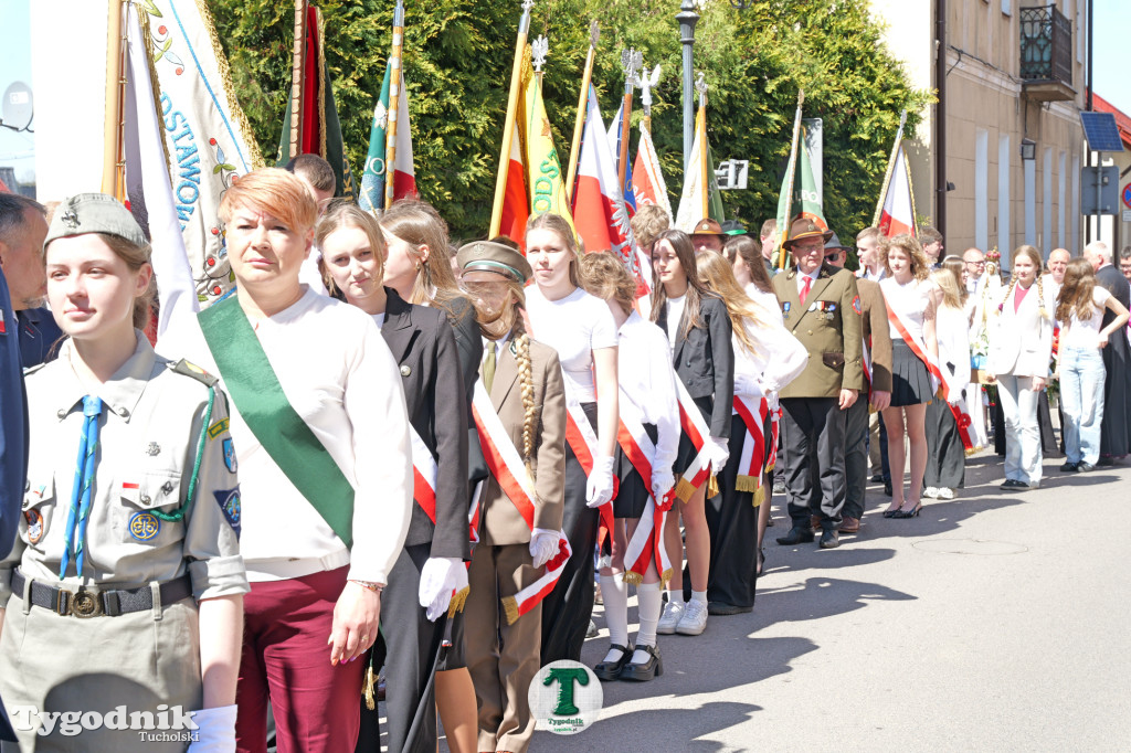 3 maja w Tucholi. Uroczystość z udziałem mieszkańców