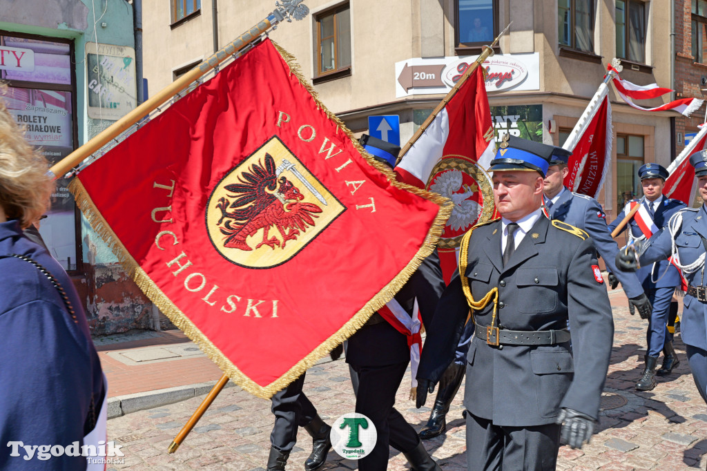 3 maja w Tucholi. Uroczystość z udziałem mieszkańców