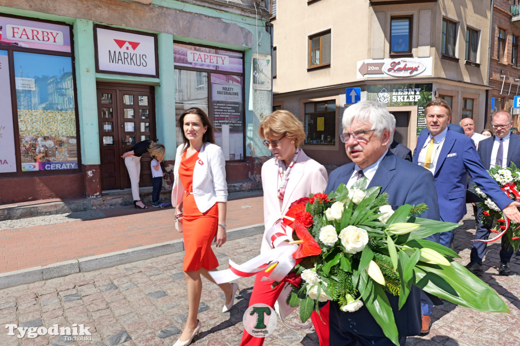3 maja w Tucholi. Uroczystość z udziałem mieszkańców