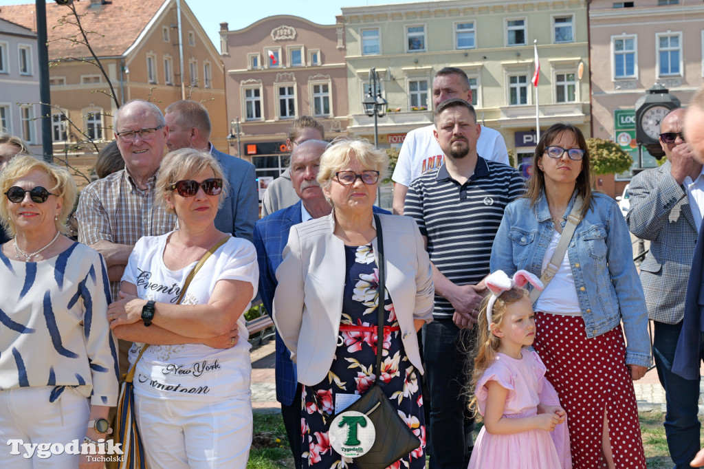 3 maja w Tucholi. Uroczystość z udziałem mieszkańców