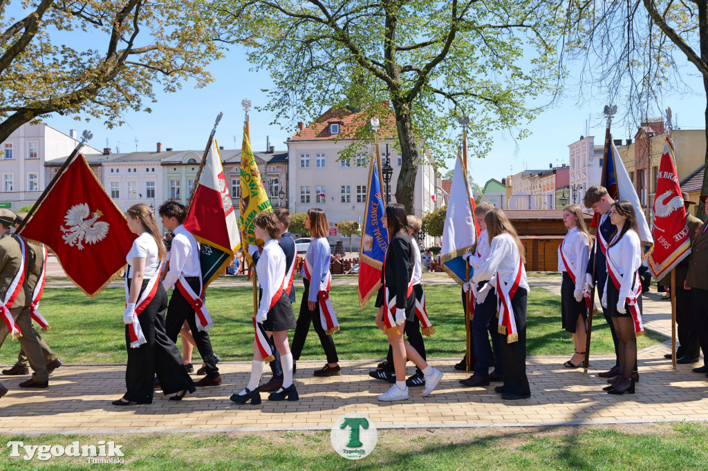 3 maja w Tucholi. Uroczystość z udziałem mieszkańców