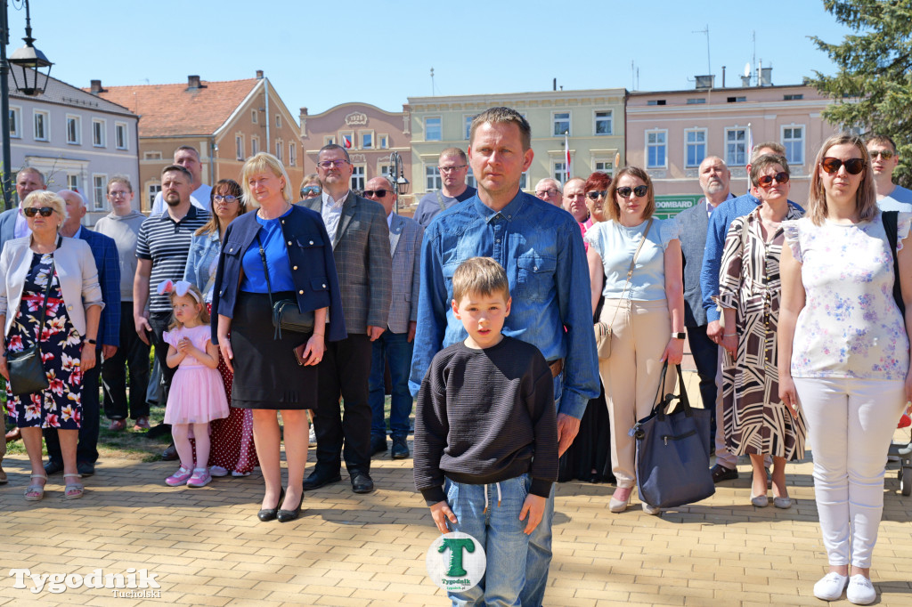 3 maja w Tucholi. Uroczystość z udziałem mieszkańców