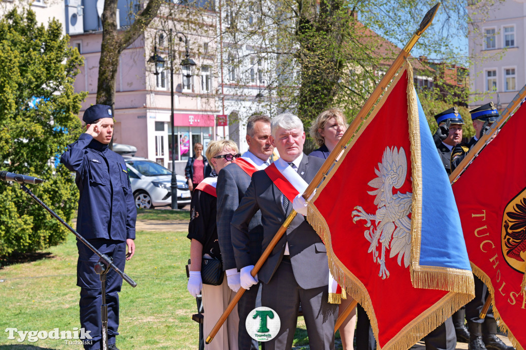 3 maja w Tucholi. Uroczystość z udziałem mieszkańców
