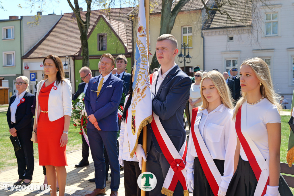 3 maja w Tucholi. Uroczystość z udziałem mieszkańców