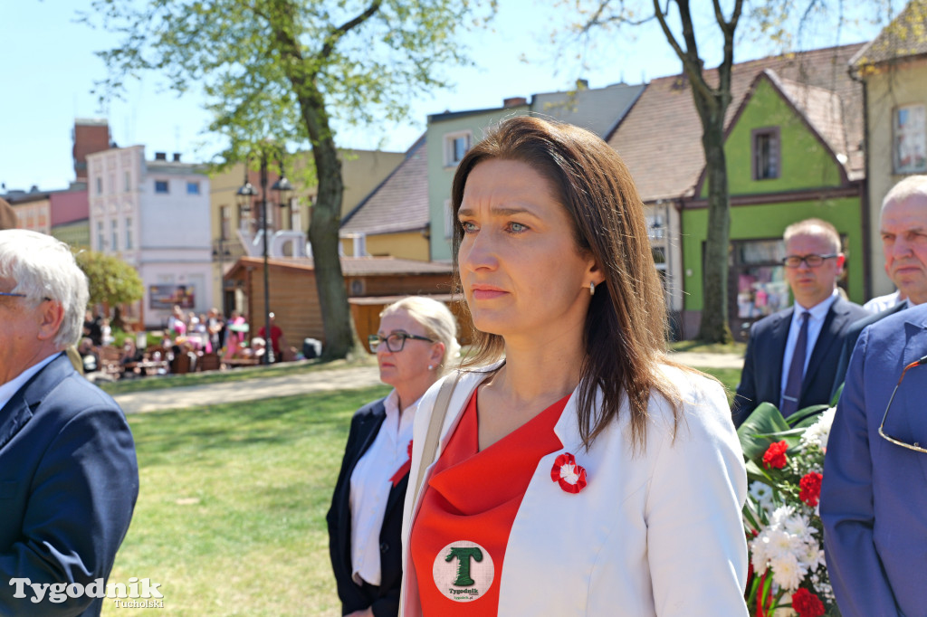 3 maja w Tucholi. Uroczystość z udziałem mieszkańców