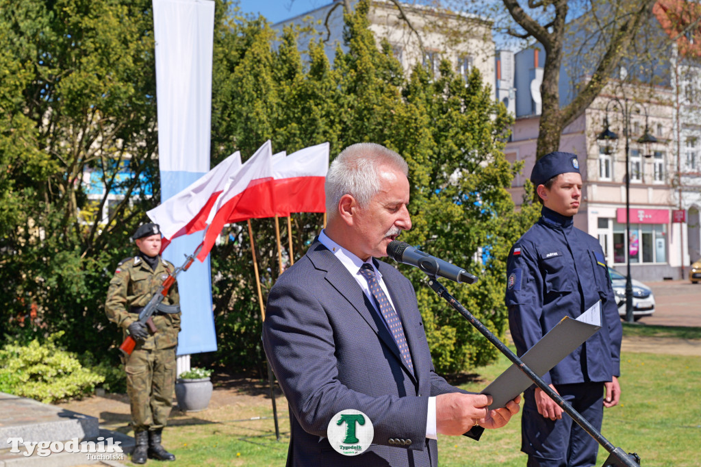 3 maja w Tucholi. Uroczystość z udziałem mieszkańców