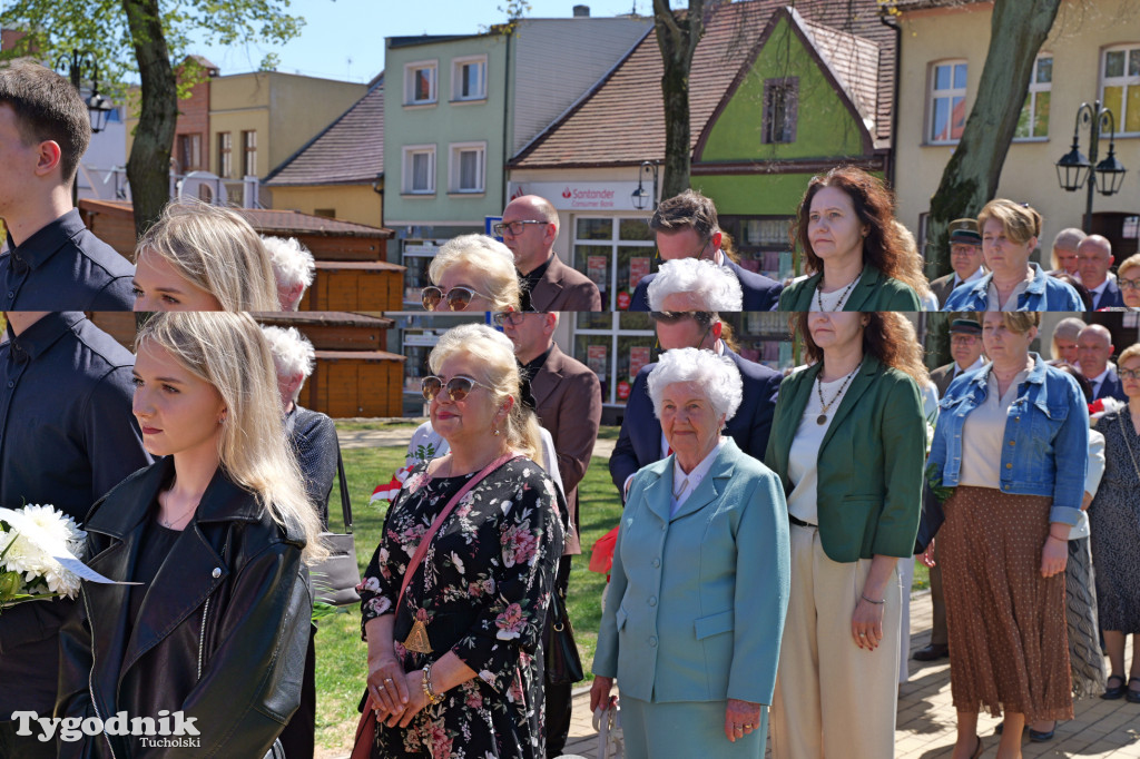 3 maja w Tucholi. Uroczystość z udziałem mieszkańców