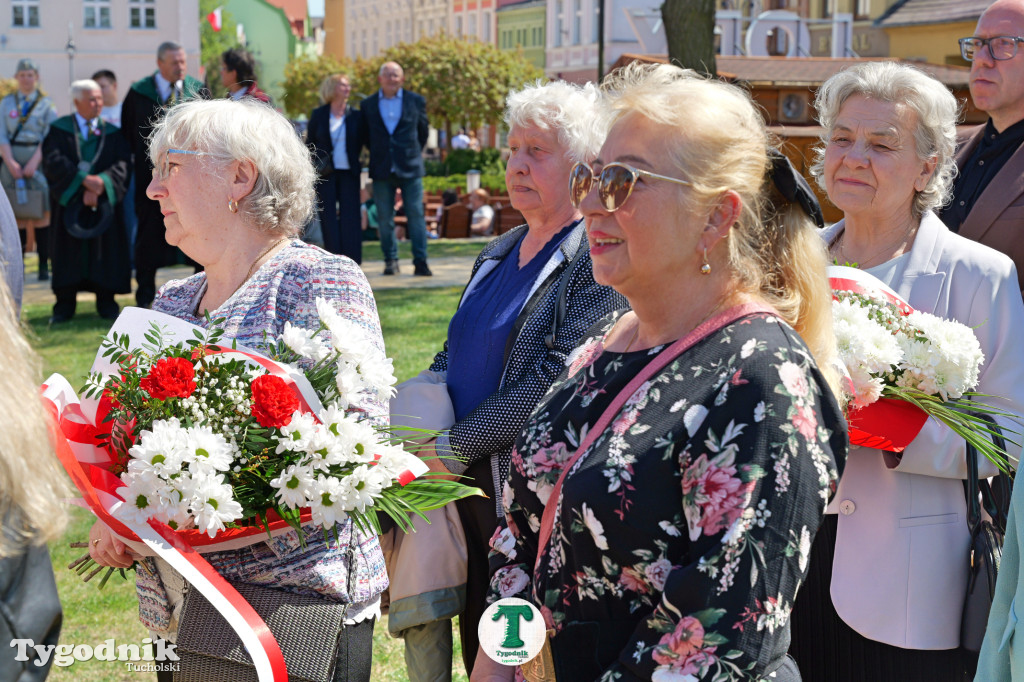 3 maja w Tucholi. Uroczystość z udziałem mieszkańców