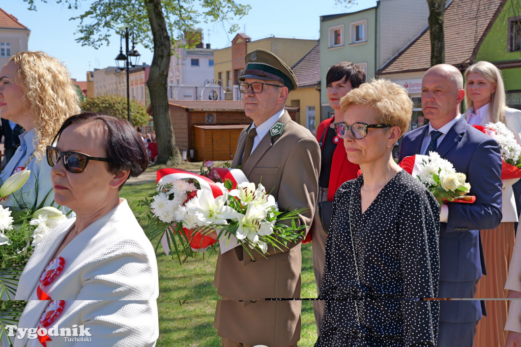 3 maja w Tucholi. Uroczystość z udziałem mieszkańców