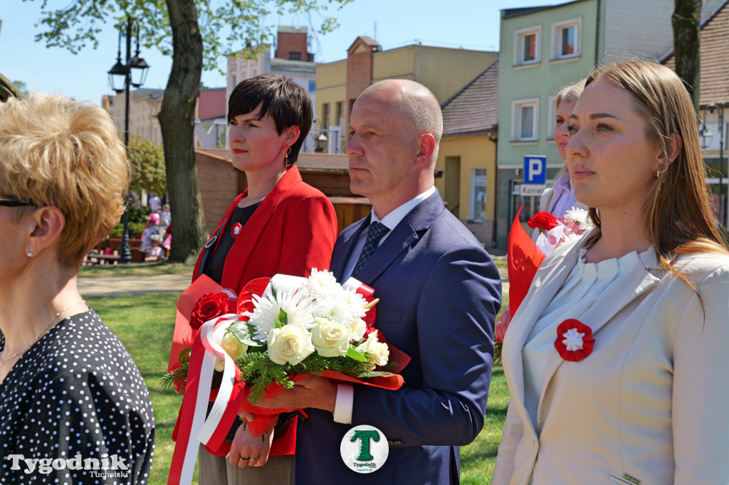 3 maja w Tucholi. Uroczystość z udziałem mieszkańców