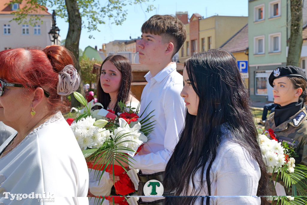 3 maja w Tucholi. Uroczystość z udziałem mieszkańców