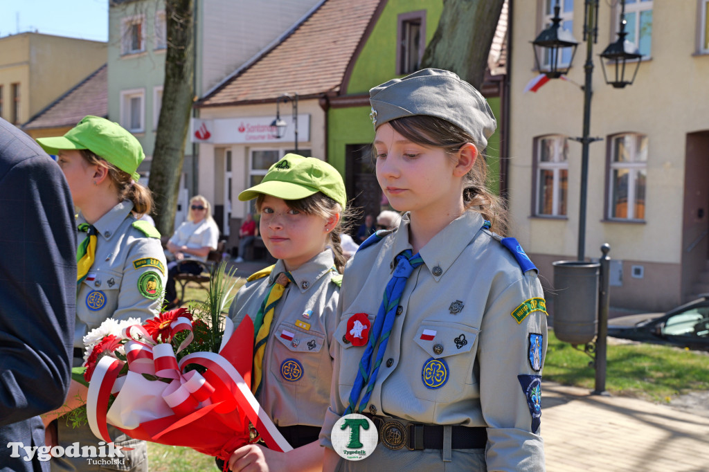 3 maja w Tucholi. Uroczystość z udziałem mieszkańców