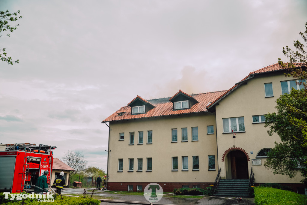 Pożar plebanii w Śliwicach