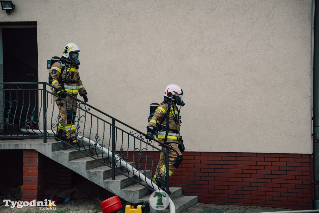 Pożar plebanii w Śliwicach