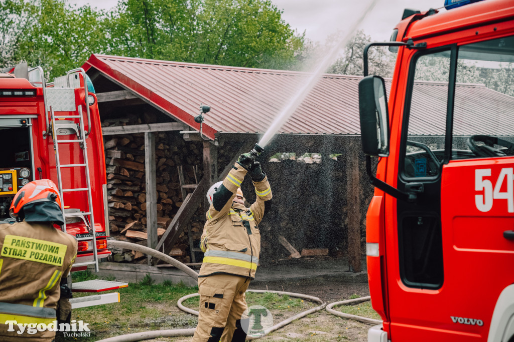 Pożar plebanii w Śliwicach