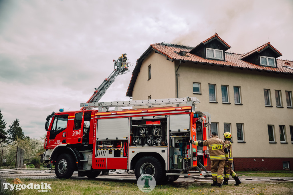 Pożar plebanii w Śliwicach