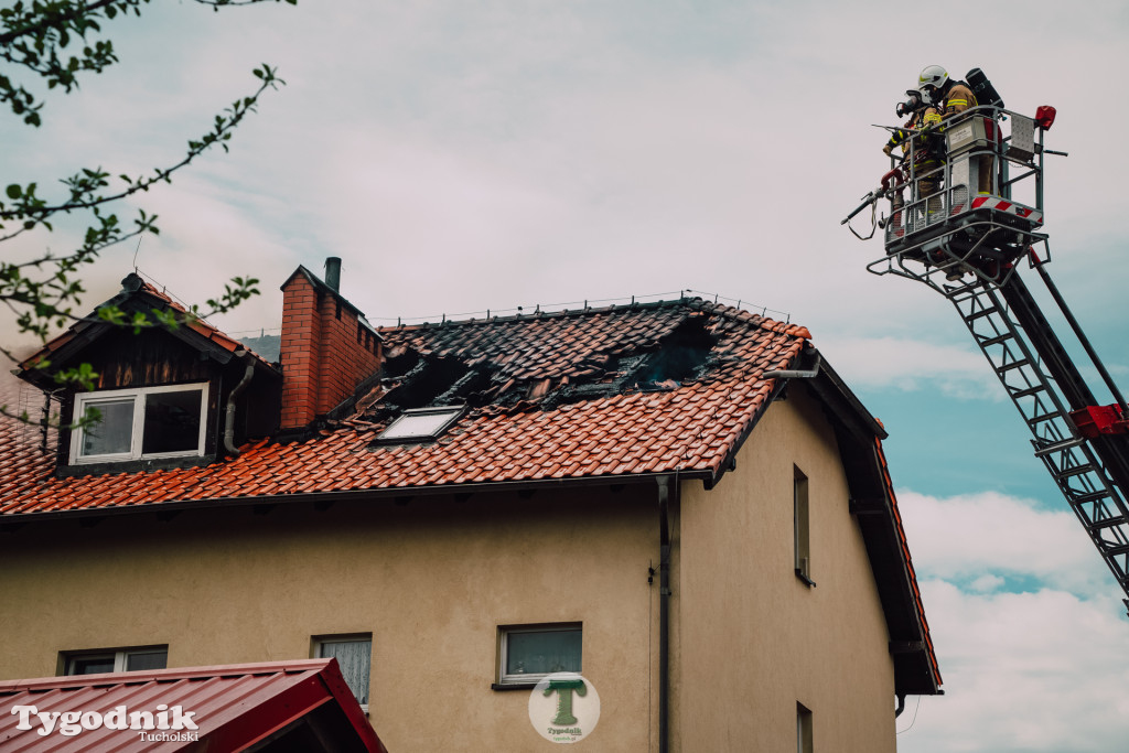 Pożar plebanii w Śliwicach