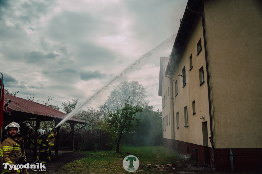 Pożar plebanii w Śliwicach