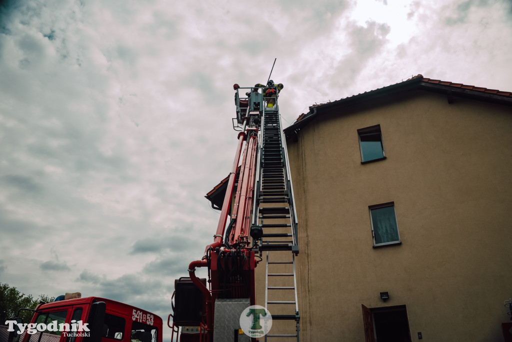 Pożar plebanii w Śliwicach