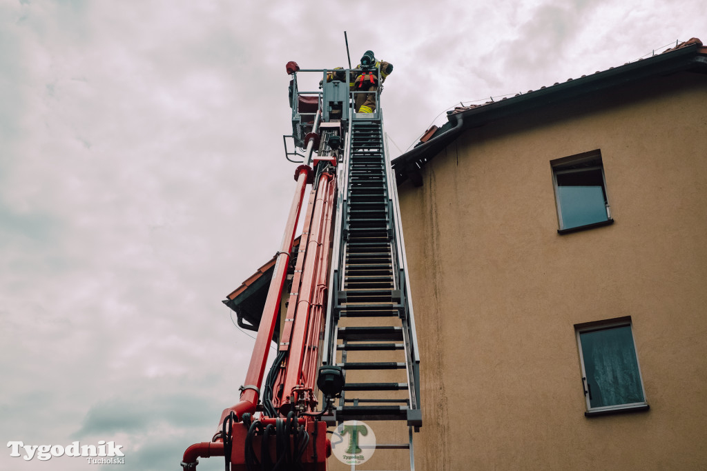 Pożar plebanii w Śliwicach