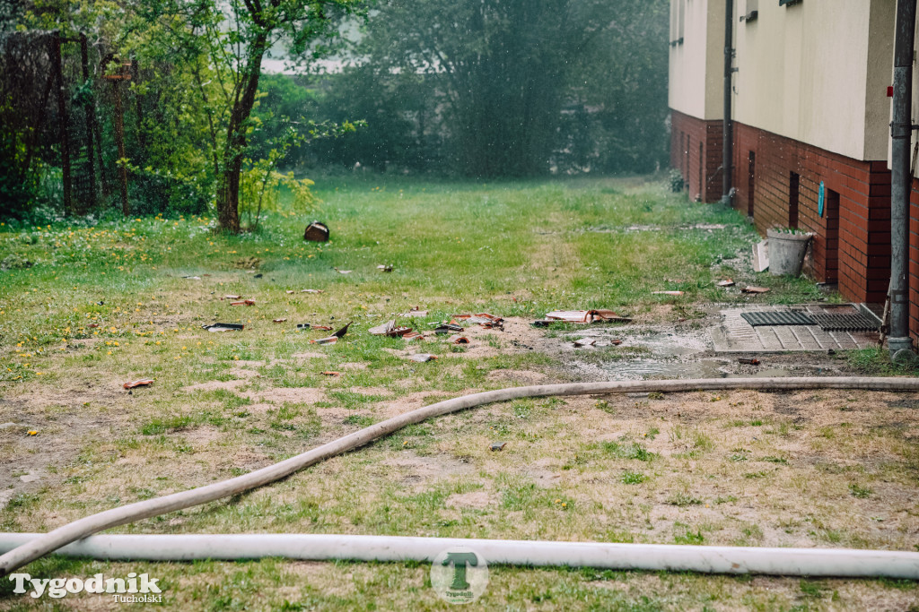 Pożar plebanii w Śliwicach