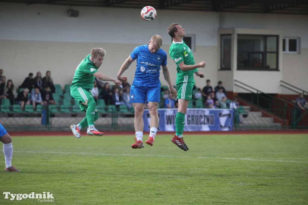 Klasa okręgowa: Tucholanka Tuchola - Wisła Gruczno 1:2 (0:0).