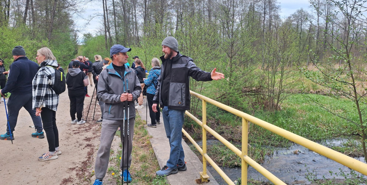 Sapcer nordic walking z historią regionu