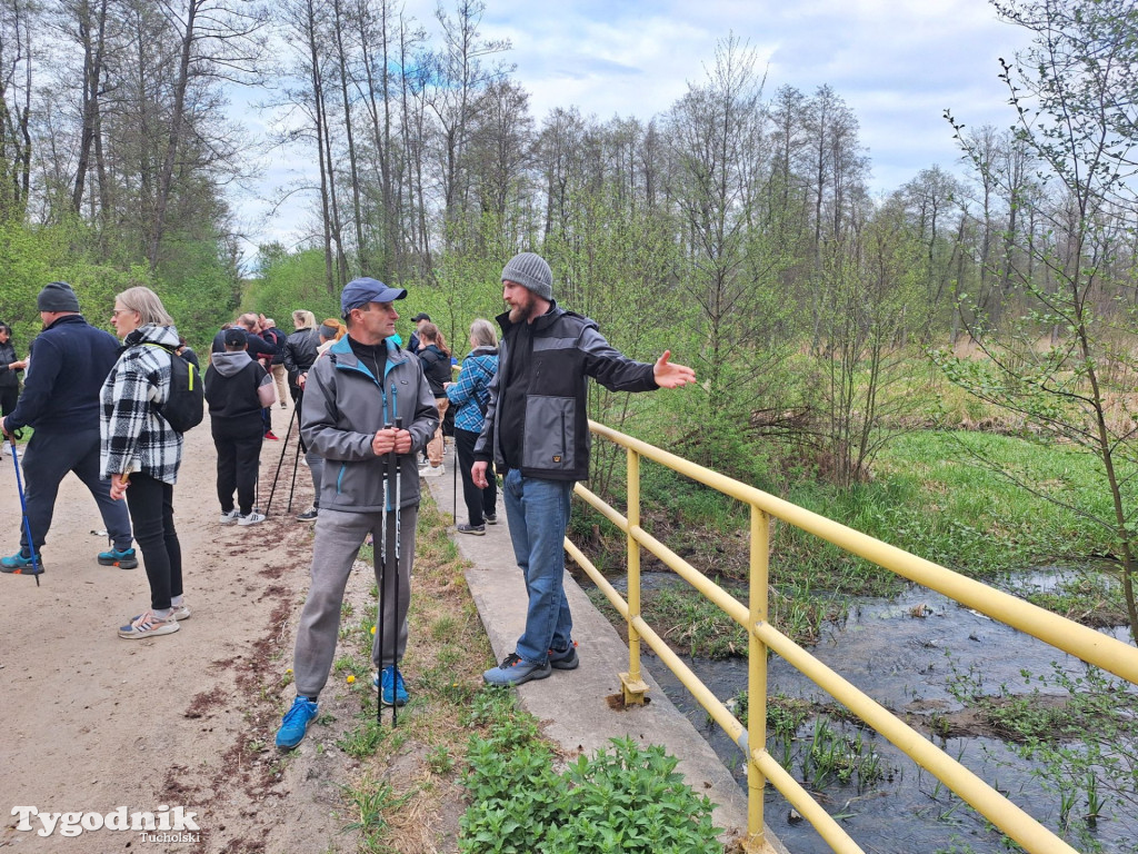 Sapcer nordic walking z historią regionu